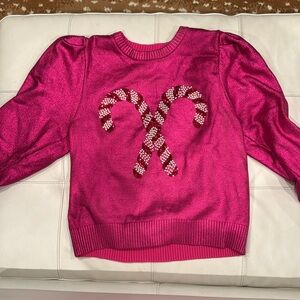 Queen of Sparkles Christmas candy Cane sweater